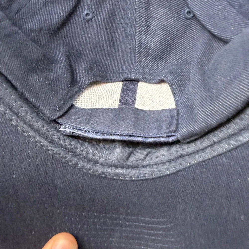 SCMA USA Four Corners Motorcycle Tour Finisher Hat Navy Blue Adjustable Cap